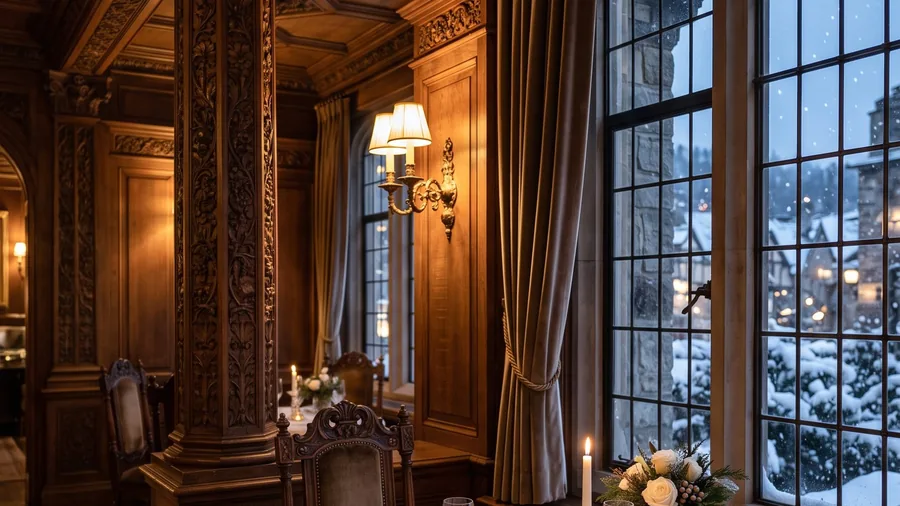 Illustrative image for Suvretta House: A 1912 grand hotel outside St. Moritz with its own ski lift and a new spa